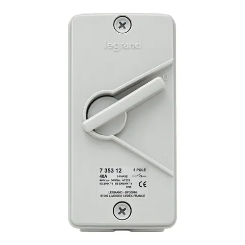 Legrand Isolator Switch AC22 - 3P 40A — 735312
