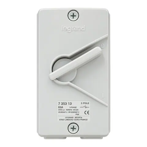 Legrand Isolator Switch Ac22 - 3P 63A — 735313