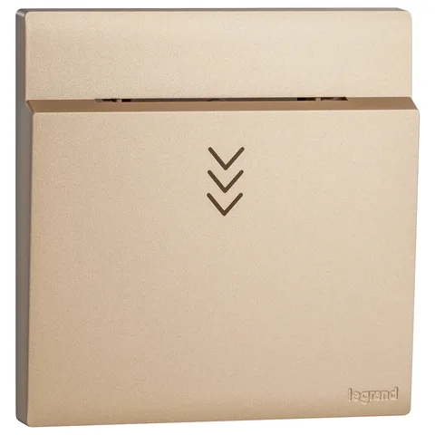 Legrand Obria — RFID key card switches — 230 V, Rose Gold — MEC27016RG