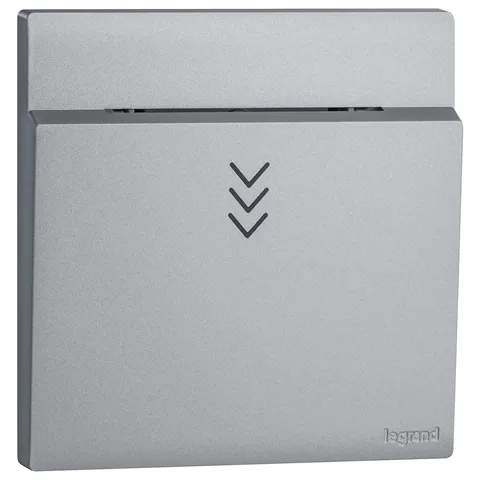 Legrand Obria — RFID key card switches — 12 V, Dark Silver — MEC27075SL