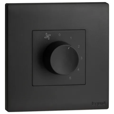 منظم سرعة مروحة ليجراند أوبريا، أسود — MEC66014BL
