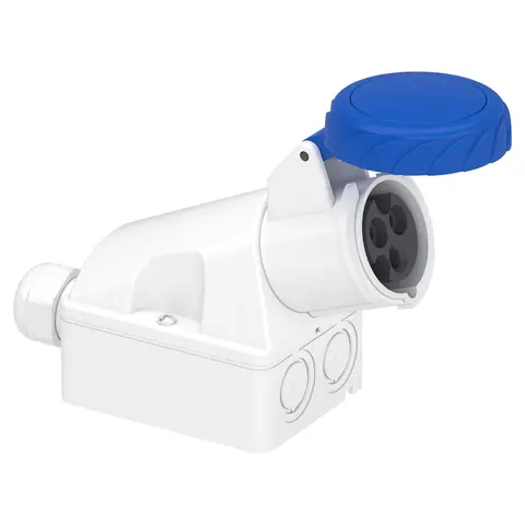 Schneider Electric Wall mounting socket, Mureva PK, 16A, 2P+E, 220V, IP67 — 83154
