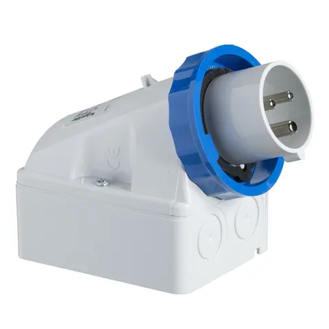 Schneider Electric Wall mounting plug, Mureva PK, 32A, 3P+E, 220V, IP67 — 83567