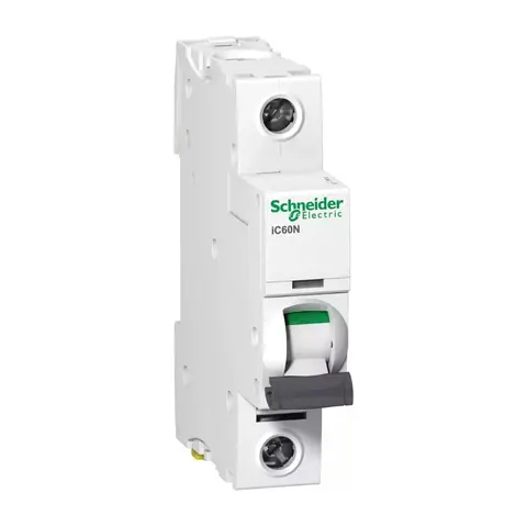 Schneider Electric Miniature circuit breaker (MCB), Acti9 iC60N, 1P, 25A, B curve — A9F43125