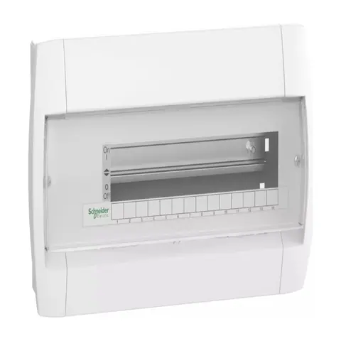 Schneider Electric Single phase distribution board, Acti9 Disbo, row type, 14 ways, flush mount — DSP1ROW14