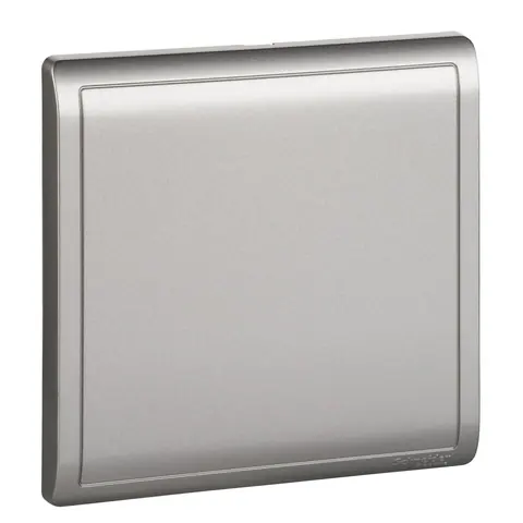 Schneider Electric Blank plate, Pieno, 1 gang, aluminium silver — E8230X_AS_G1