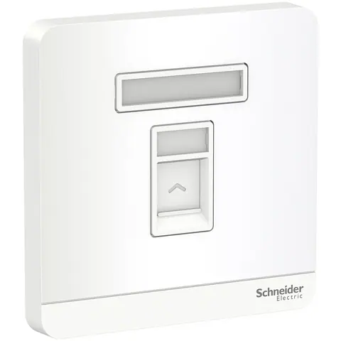 Schneider Electric Telephone socket, AvatarOn, white — E8331RJS4_WE