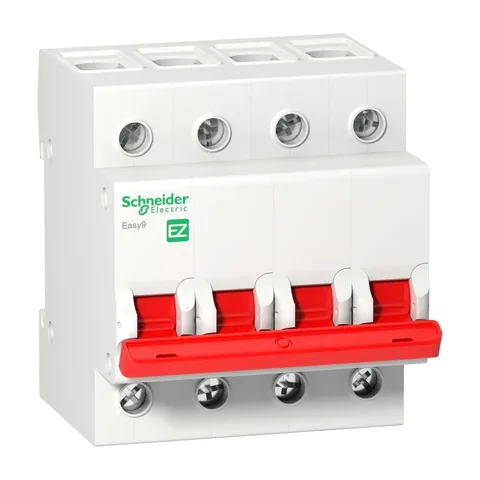 Schneider Electric Switch disconnector, Easy9, 4P, 40A, 400V — EZ9S16440