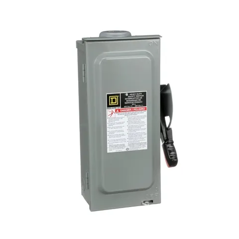 مفتاح أمان شنايدر Heavy duty، بلا مصاهر، 3P، 30 أمبير، 600V، NEMA 3R — HU361RB