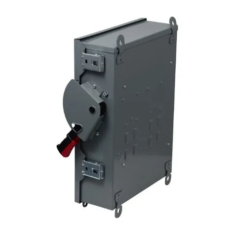 مفتاح أمان شنايدر Heavy duty، بلا مصاهر، 4P، 30 أمبير، 600V، NEMA 1 — HU461