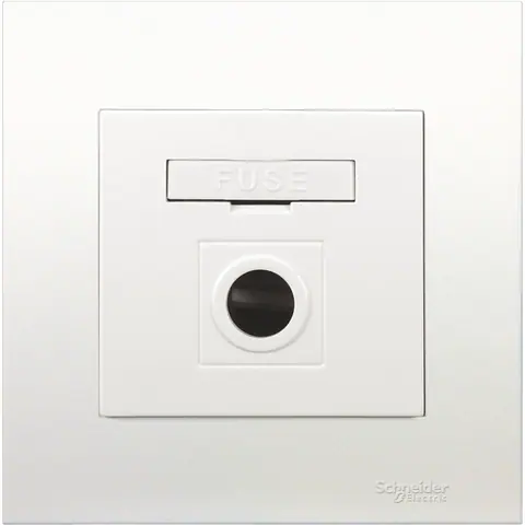 Schneider Electric Fuse connection unit, Vivace, 13A, 250V, white — KB30FSG