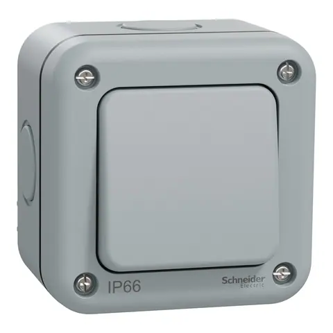 Schneider Electric Switch, Mureva, intermediate, 1 gang, grey — MURWP1012IS_GY
