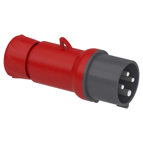 Schneider Electric Wander plug, Mureva PK, 16A, 3P+E, 400V, IP44 — PKE16M434